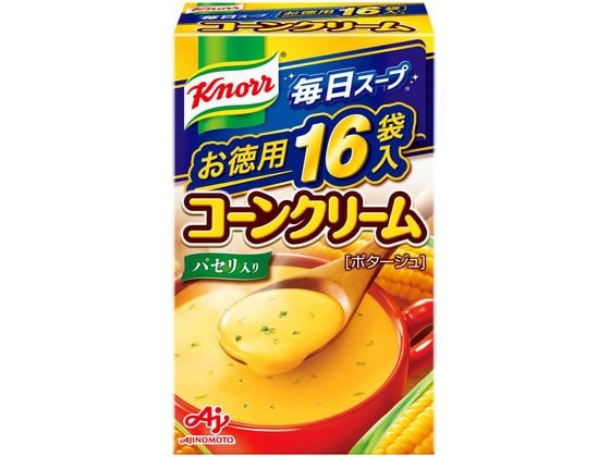 味の素 クノール 毎日スープ コーンクリーム 16袋入り 1箱※軽（ご注文単位1箱）【直送品】