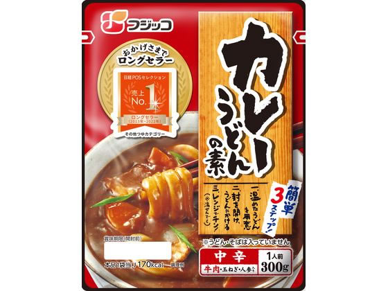 フジッコ カレーうどんの素 中辛 300g 1個※軽（ご注文単位1個）【直送品】