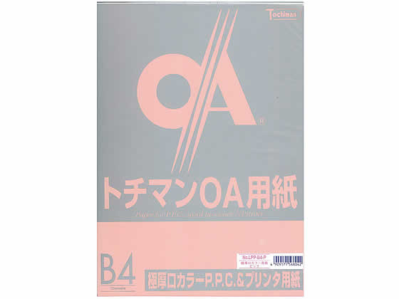 SAKAEテクニカルペーパー 極厚口カラーPPC B4 ピンク 50枚 1冊（ご注文単位1冊)【直送品】