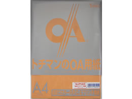 SAKAEテクニカルペーパー 極厚口カラーPPC A4 オレンジ 50枚 1冊（ご注文単位1冊)【直送品】