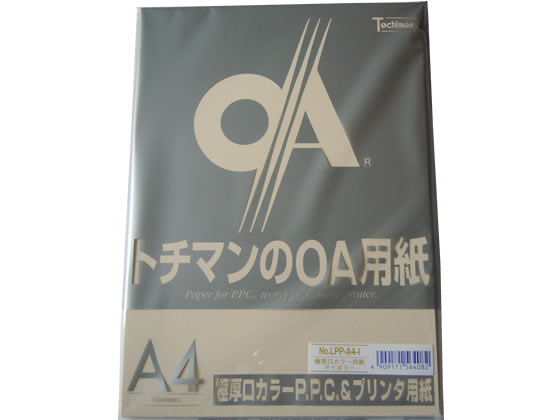 SAKAEテクニカルペーパー 極厚口カラーPPC A4 アイボリー 50枚×5冊 1束（ご注文単位1束)【直送品】