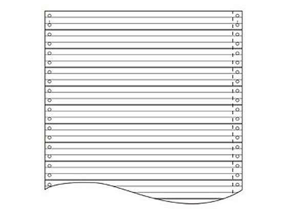 トッパンフォームズ スリーラインフォーム 10x11-1P 2000枚 1013L1 1箱（ご注文単位1箱)【直送品】