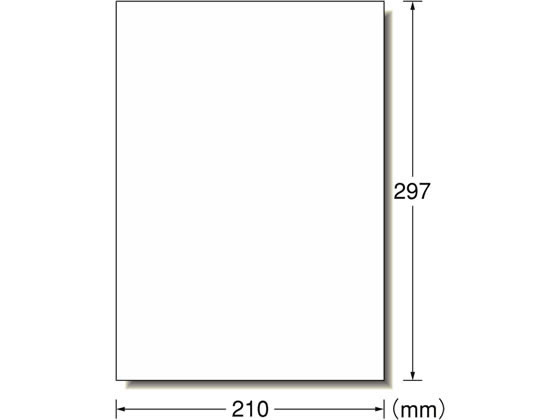 エーワン スーパーエコノミーラベル A4 ノーカット 500枚 1箱（ご注文単位1箱)【直送品】