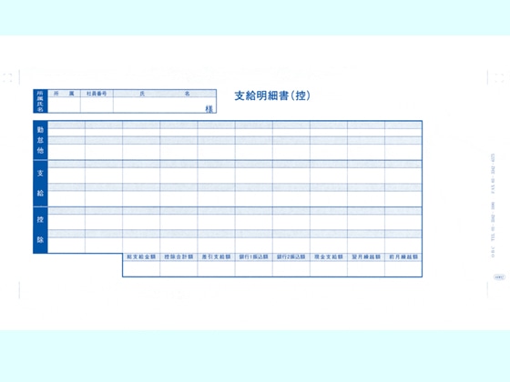 OBC 袋とじ支給明細書6002 300枚 6002 1箱（ご注文単位1箱)【直送品】