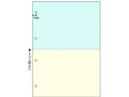 ヒサゴ マルチプリンタ帳票 A4 カラー 2面・4穴 1200枚 BP2011Z 1箱（ご注文単位1箱)【直送品】