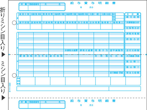 ヒサゴ 給与賞与明細書 500枚 GB2102 1箱（ご注文単位1箱)【直送品】