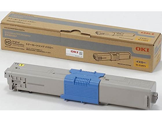 OKI トナーカートリッジ イエロー TC-C4AY1 1個（ご注文単位1個)【直送品】