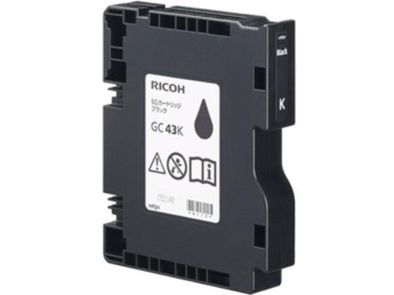 リコー RICOH SGカートリッジ ブラック GC 43K 515946 1個（ご注文単位1個)【直送品】