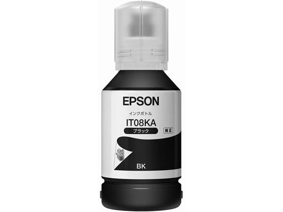 EPSON インクボトル ブラック IT08KA 1個（ご注文単位1個)【直送品】