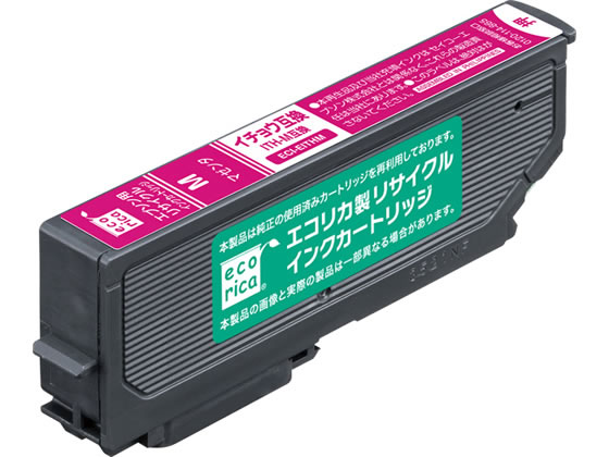 エコリカ エプソン用リサイクルインクカートリッジ マゼンタ ECI-EITH-M 1個（ご注文単位1個)【直送品】