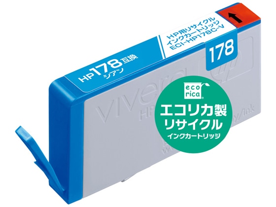 エコリカ HP用リサイクルインクカートリッジCB318HJ 1本（ご注文単位1本)【直送品】