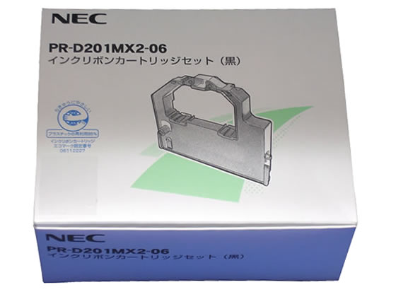 NEC プリンタリボン 黒 PRD201MX206 1箱（ご注文単位1箱)【直送品】