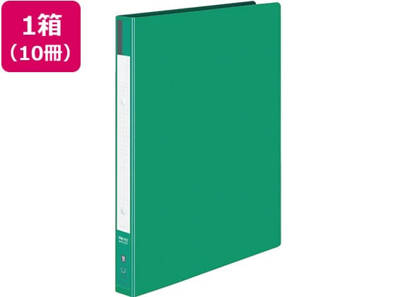 コクヨ リングファイル A4タテ 背幅30mm 緑 10冊 フ-420G 1箱（ご注文単位1箱)【直送品】