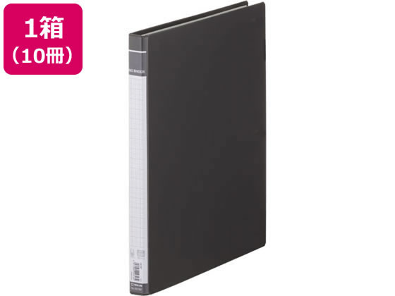 キングジム リングバインダーBF A4タテ 30穴 黒 10冊 667BFクロ 1箱（ご注文単位1箱)【直送品】