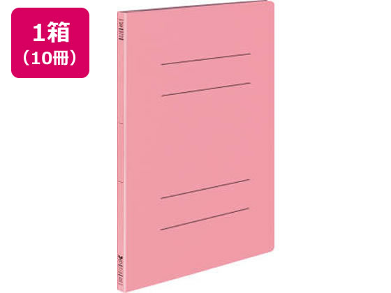 コクヨ フラットファイル〈オール紙〉A4タテ とじ厚10mm ピンク 10冊 1パック（ご注文単位1パック)【直送品】