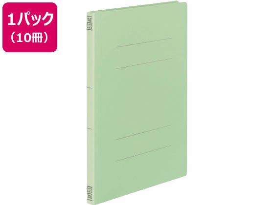 コクヨ フラットファイルV A4タテ とじ厚15mm 緑 10冊 フ-V10G 1パック（ご注文単位1パック)【直送品】