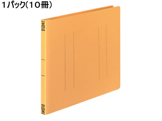 コクヨ フラットファイルV A4ヨコ とじ厚15mm 黄 10冊 フ-V15Y 1パック（ご注文単位1パック)【直送品】