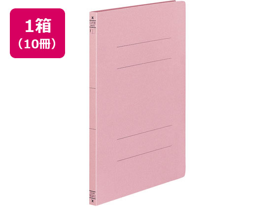 コクヨ フラットファイル(二つ折りタイプ) A4タテ ピンク 10冊 1パック（ご注文単位1パック)【直送品】