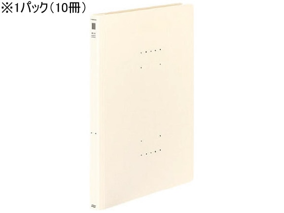 コクヨ フラットファイル〈NEOS〉A4タテ とじ厚15mm オフホワイト 10冊 1パック（ご注文単位1パック)【直送品】