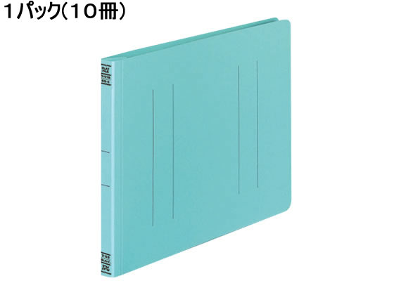 コクヨ フラットファイルV B5ヨコ とじ厚15mm 青 10冊 フ-V16B 1パック（ご注文単位1パック)【直送品】