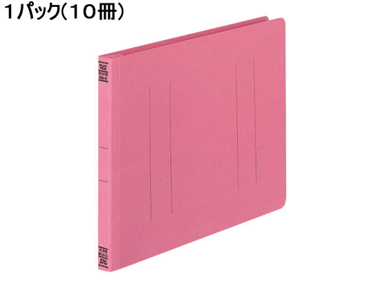 コクヨ フラットファイルV B5ヨコ とじ厚15mm ピンク 10冊 フ-V16P 1パック（ご注文単位1パック)【直送品】