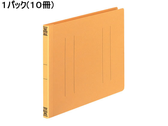 コクヨ フラットファイルV B5ヨコ とじ厚15mm 黄 10冊 フ-V16Y 1パック（ご注文単位1パック)【直送品】