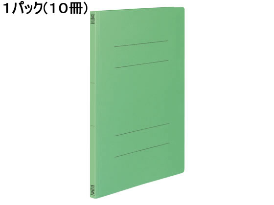 コクヨ フラットファイルV A3タテ とじ厚15mm 緑 10冊 フ-V43G 1パック（ご注文単位1パック)【直送品】