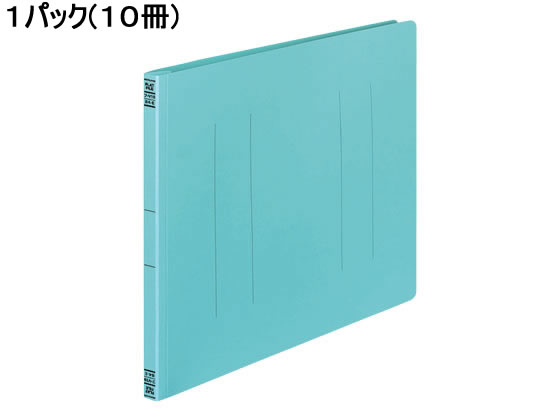 コクヨ フラットファイルV B4ヨコ とじ厚15mm 青 10冊 フ-V19B 1パック（ご注文単位1パック)【直送品】