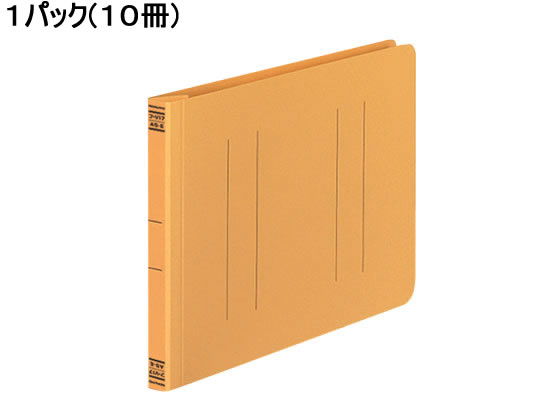 コクヨ フラットファイルV A5ヨコ とじ厚15mm 黄 10冊 フ-V17Y 1パック（ご注文単位1パック)【直送品】