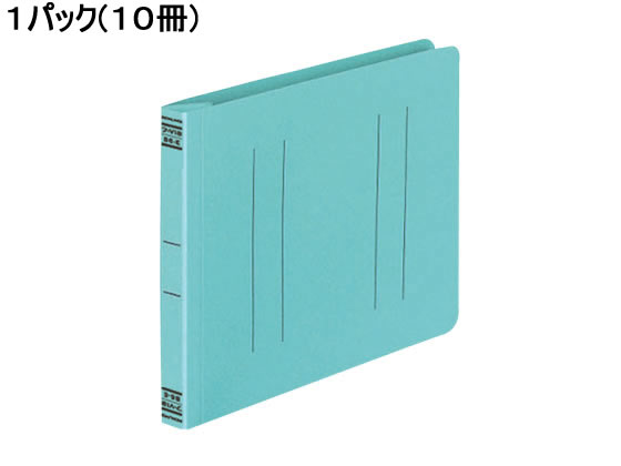 コクヨ フラットファイルV B6ヨコ とじ厚15mm 青 10冊 フ-V18B 1パック（ご注文単位1パック)【直送品】