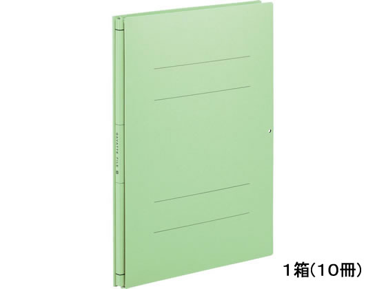 コクヨ ガバットファイル(中抜き) A4タテ 緑 10冊 フ-VN90G 1箱（ご注文単位1箱)【直送品】