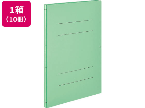 コクヨ ガバットファイル(活用タイプ・紙製) A4タテ 緑 10冊 1箱（ご注文単位1箱)【直送品】