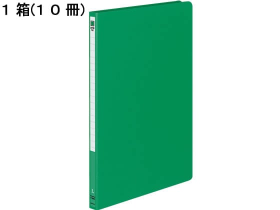 コクヨ レターファイル(Mタイプ) A4タテ とじ厚12mm 緑 10冊 1箱（ご注文単位1箱)【直送品】