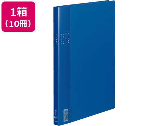 コクヨ レターファイルEX A4タテ とじ厚12mm 青 10冊 フ-510B 1束（ご注文単位1束)【直送品】