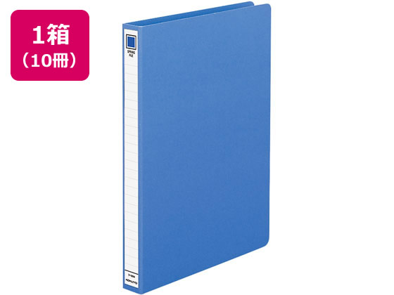 コクヨ スプリングファイル(色厚板紙) A4タテ とじ厚20mm 青 10冊 1箱（ご注文単位1箱)【直送品】