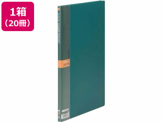 テージー マイホルダー A4 10ポケット モスグリーン 20冊 M-1441-32 1箱（ご注文単位1箱)【直送品】