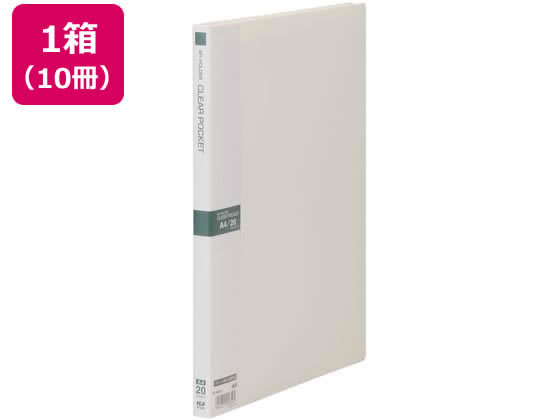 テージー マイホルダー A4 20ポケット アイボリー 10冊 M-1442-31 1箱（ご注文単位1箱)【直送品】