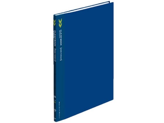 コクヨ クリヤーブック〈K2〉固定式サイドスローA4 20ポケット 青 1冊（ご注文単位1冊)【直送品】