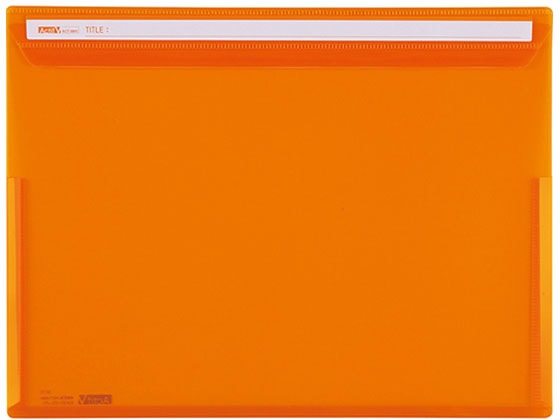 セキセイ アクティフV フリップファイル A4ヨコ オレンジ ACT-5901-51 1冊（ご注文単位1冊)【直送品】