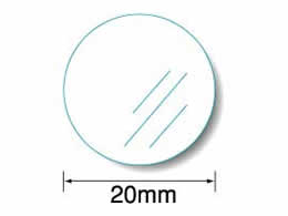 エーワン 透明保護ラベル 印鑑用 丸型20φ 08378 1冊（ご注文単位1冊)【直送品】