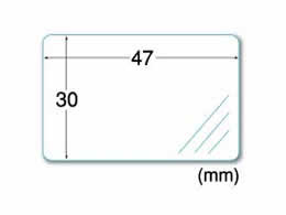 エーワン 透明保護ラベル 30×47mm 8シート 1冊（ご注文単位1冊)【直送品】