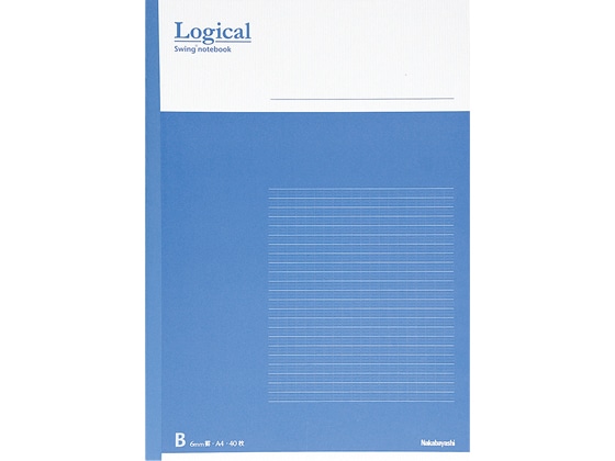 ナカバヤシ スイングロジカルノートA4 B罫 ノ-A402B-B 1冊（ご注文単位1冊)【直送品】