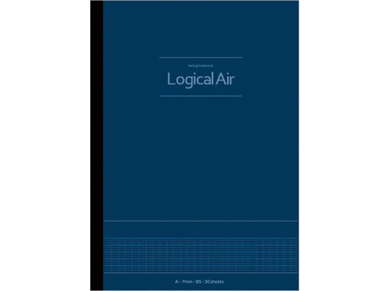 ナカバヤシ ロジカルエアー ビジネスユース A4 ダークブルー ノ-A405A-DB 1冊（ご注文単位1冊)【直送品】