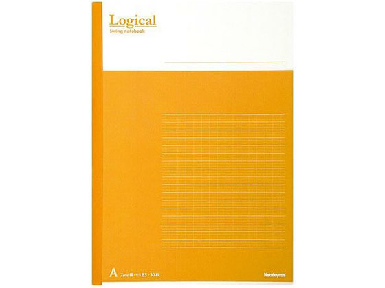 ナカバヤシ スイングロジカルノート B5 A罫 オレンジ ノ-B501AOR 1冊（ご注文単位1冊)【直送品】