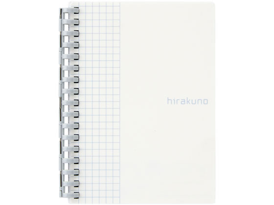 リヒトラブ hirakuno ツイストノート A6タテ ホワイト N1671-0 1冊（ご注文単位1冊)【直送品】