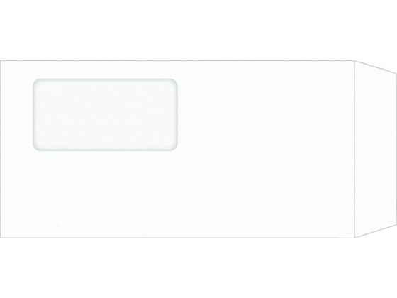 オキナ A4ぴったりマドアキ封筒長6ホワイト事務用 1000枚 WA30WH 1箱（ご注文単位1箱)【直送品】