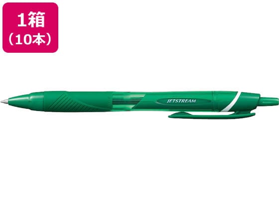 三菱鉛筆 ジェットストリームカラーインク0.7mm 緑 10本 SXN150C07.6 1箱（ご注文単位1箱)【直送品】