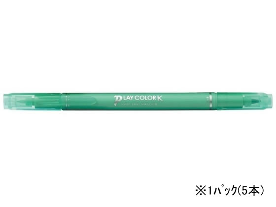 トンボ鉛筆 プレイカラーK ミントグリーン 5本 WS-PK86 1パック（ご注文単位1パック)【直送品】