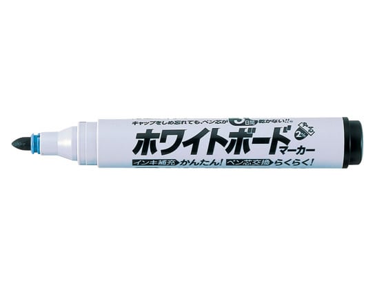 シヤチハタ アートライン潤芯ホワイトボードマーカー丸芯 黒 K-527 1本（ご注文単位1本)【直送品】