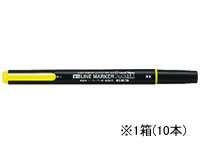 コクヨ 蛍光OAマーカー プリフィクス ツイン 黄10本 PM-L202Y 1箱（ご注文単位1箱)【直送品】